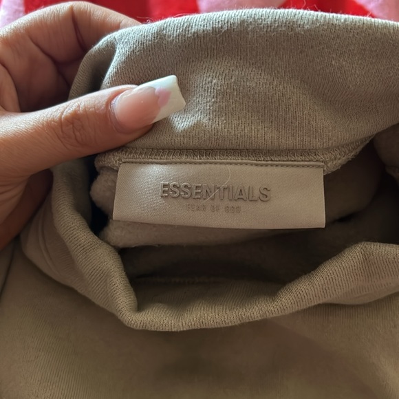 Essentials fear of god track suit mock neck sweater with nylon pants - Picture 2 of 11